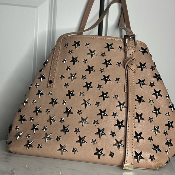 Jimmy Choo Sasha S tote - star studded leather + suede interior - Picture 6 of 16